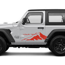 2 Nuovi adesivi laterali per portiere JEEP Wrangler Sticker Montagne Adesivo Grafico
 3