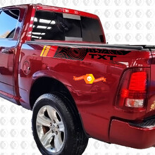 Topografiche Strisce Laterali per Dodge Ram 4x4 1500 2500 Rebel con adesivi decalcomanie adesive vintage SupDec
_2
