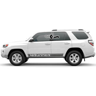 Coppia 4Runner 2023 Side Vinyl Rocker Panel Decalcomanie Adesivi a strisce per Toyota 4Runner TRD
