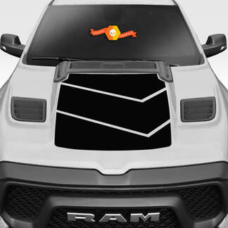 Dodge Ram Rebel 2019 2020 2021 2022 Hood Vinyl Decal Sticker Graphic Kit
