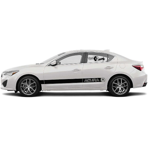 Kit di Adesivi in Vinile con Strisce Laterali Brandizzate per Acura ILX TLX RLX