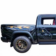 Coppia Dodge Ram Rebel TRX 2022+ 2023+ 2 colori lato 1500 TRX Splash Bed Dinosauri T-Rex TRX camion vinile adesivo decalcomania grafica
 4