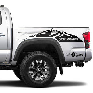 2 Tacoma Side Bed Rocky Mountain TRD Vinyl Stickers Decal Kit per Toyota Tacoma
