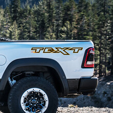 Adesivi Laterali in Vinile con Lettere a Contorno Personalizzate per Dodge Ram Rebel 1500 TRX_2