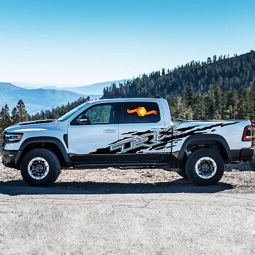 Adesivo Vinile Laterale Antischizzo Fango per Dodge Ram Rebel 1500 TRX