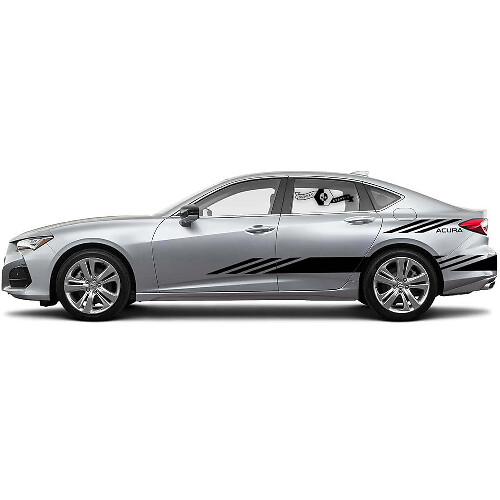 Adesivo Vinile Decorativo a Strisce Laterali per Acura TLX 2021
