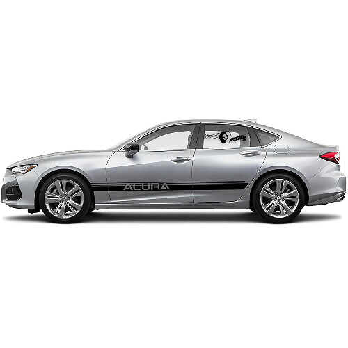 Striscia Decorativa Laterale Adesiva con Logo per Acura TLX 2021