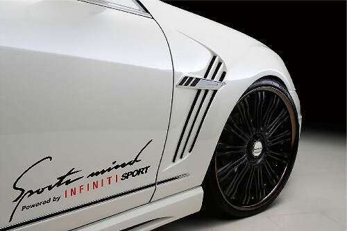 Sports Mind Powered by Infiniti Adesivo in Vinile Laterale per Infiniti QX30