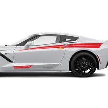 Adesivi per le decalcomanie per accenti laterali per le porte Chevrolet Corvette
 2