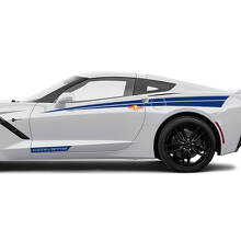 Adesivi per le decalcomanie per accenti laterali per le porte Chevrolet Corvette
 3