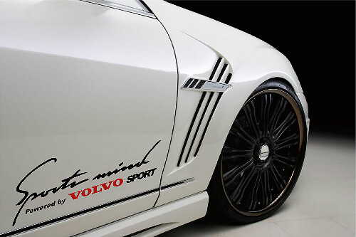 2 Sports Mind Alimentato da adesivo VOLVO Sport Racing Decal