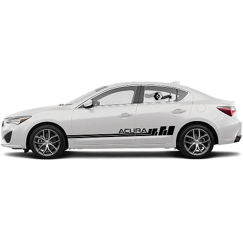 Coppia Acura 2021 ILX Lato Qualsiasi Colore Logo Grafica Acura TLX Auto Racing Adesivo in Vinile Sticker
