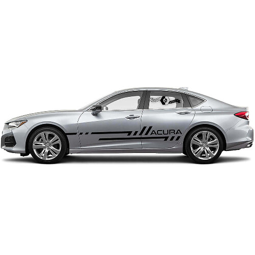 Kit adesivi vinile strisce laterali Techno Style per porta Acura TLX 2021