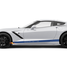 Corvette Rocker Panel Stripes Adesivo per decalcomanie in vinile per Chevy Corvette C8
 3