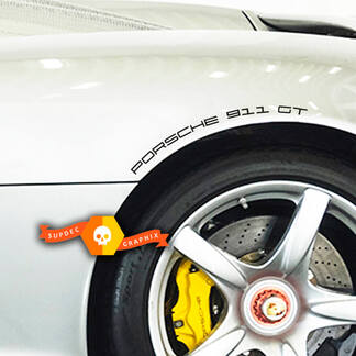 2 Porsche 911 Carrera GT Decalcomania laterale passaruota Kit decalcomania
