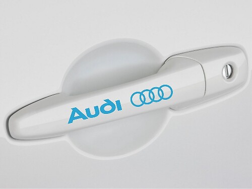 Adesivo in Vinile Maniglia Porta con Logo Audi per Audi A5