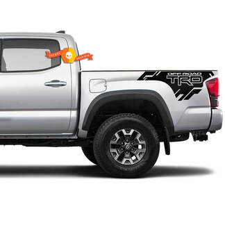 Coppia Toyota Tacoma Side Bed TRD 2016-2022 Vintage Decal Sticker Graphics
