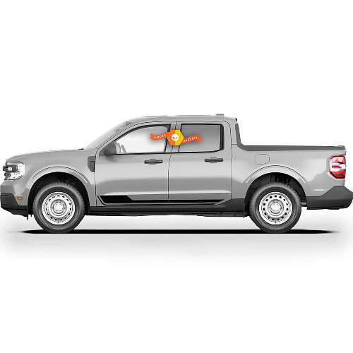 Coppia decalcomanie grafiche Ford Maverick 2022 FX4 adesivi Maverick pannello bilanciere
