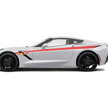 Stripes hash corse Corvette Accent laterale per Chevrolet Corvette C8
 2