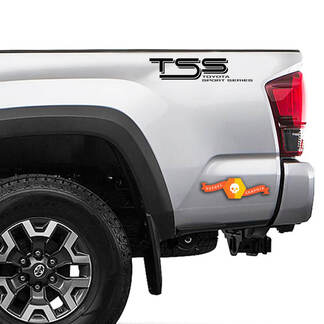 Adesivi in ​​vinile da comodino TSS Toyota Sport Series Decal adatta per Tacoma o Tundra Sticker
