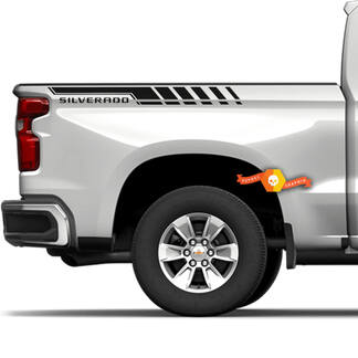 Coppia Chevrolet Silverado Bedside Vinyl Decal Sticker-Graphics Kit Fits Chevy Truck
