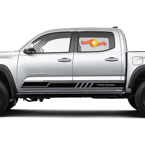 Adesivi in vinile con strisce laterali decorate per Toyota Tacoma