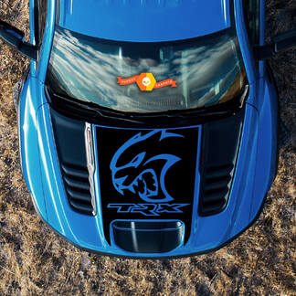Nuovo cappuccio Dodge Ram TRX Hellcat Ram Head Logo Truck Vinyl Decal Graphic
