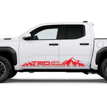 Adesivo in vinile TRD off Road Mountains Side Rocker Panel per Toyota Tacoma_3