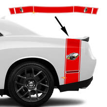 Strisce Contorno Rumble Bee Adesivo Vinile per Bauliera Fiancata Dodge Challenger 2022+_2
