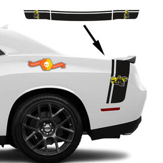Kit Dodge Challenger o Charger Drag Bee Tail Letto posteriore Stripe Decal kit bagagliaio
