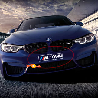 Benvenuti a /// M Town BMW M Power M Performance, nuovi adesivi per decalcomanie in vinile

