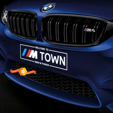 Benvenuti a /// M Town BMW M Power M Performance, nuovi adesivi per decalcomanie in vinile
 2