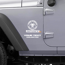Adesivo in Vinile con Logo Squadra di Risposta all'Invasione Zombie per Jeep Wrangler Rubicon_3