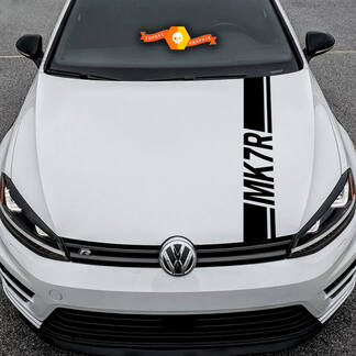 Decalcomania cofano Rocker Panel Decalcomania in vinile Strisce Volkswagen Golf Mk7R Gti
