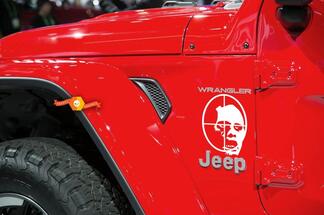 Jeep Rubicon Zombie uccidere Wrangler Hood Decal Sticker