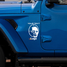 Adesivo in vinile Zombie Kill Hood per Jeep Wrangler Rubicon_2