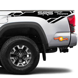 2 Toyota Tacoma 2016-2022+ 2023+ SR5 OF-ROAD Bed Side Bed Stripes Decal adesivi in ​​vinile per Toyota Tacoma
