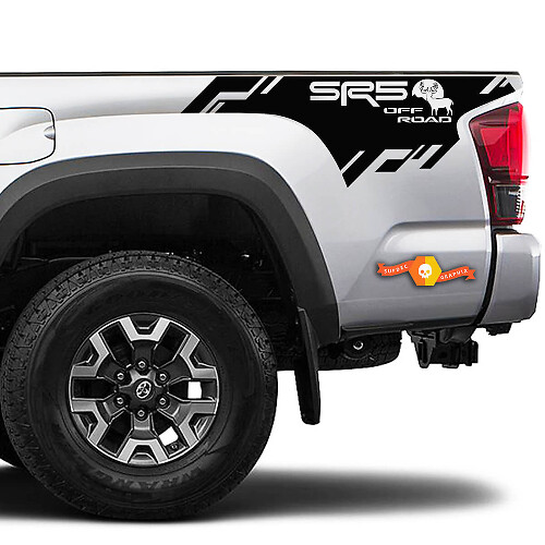 Adesivo in Vinile SR5 Off Road Deer Bedside per Toyota Tacoma