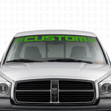 Adesivo in vinile con scritte personalizzate per parabrezza Dodge Dakota Ram_3