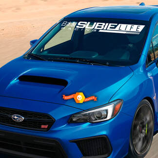 Subaru WRX Impreza Outback Parabrezza Banner Forester Sti Subielife Vinile Adesivo Decal Grafico Rally logo STI
