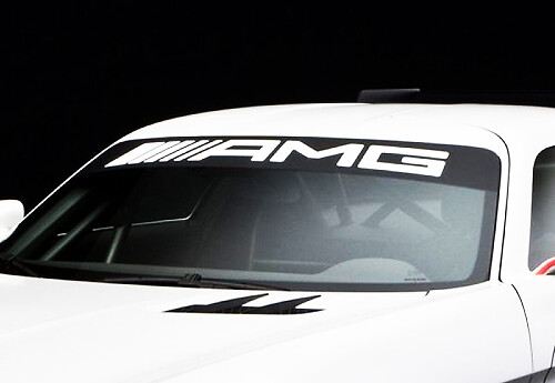Adesivo in Vinile Stile AMG per Parabrezza Mercedes-Benz
