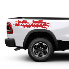 Adesivo in Vinile Personalizzato Stile Usurato per Fianco Letto per Dodge Ram 1500_2