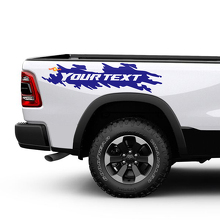 Adesivo in Vinile Personalizzato Stile Usurato per Fianco Letto per Dodge Ram 1500_3