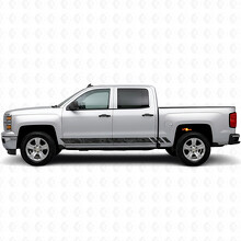 Strisce in Vinile Topografiche per Porta e Minigonna per Chevrolet Silverado 1500 K2XX 2014-2019_2