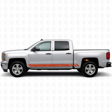 Strisce in Vinile Topografiche per Porta e Minigonna per Chevrolet Silverado 1500 K2XX 2014-2019_4
