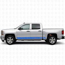 Strisce in Vinile Topografiche per Porta e Minigonna per Chevrolet Silverado 1500 K2XX 2014-2019_5