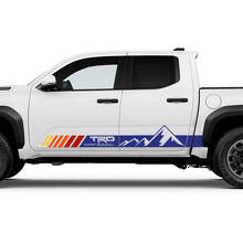 TRD Heritage Retro Mountains Side Pannello Decals Adesivi per Toyota Tacoma
 3