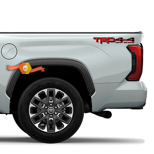 Adesivi laterali in vinile TRD 4x4 Off Road per Toyota Tacoma Tundra