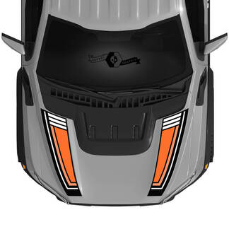 Nuovo 3 colori Ford Raptor 2023 F150 SVT cappuccio decalcomanie in vinile adesivi grafica kit striscia 2022+
