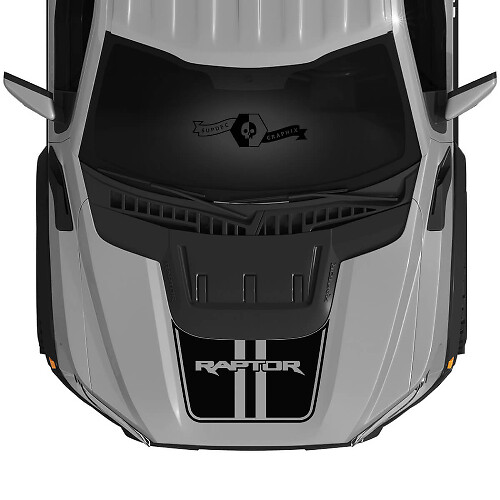 Kit di Adesivi in Vinile a Strisce Doppie per Cofano per Musclecar F-150 2022+